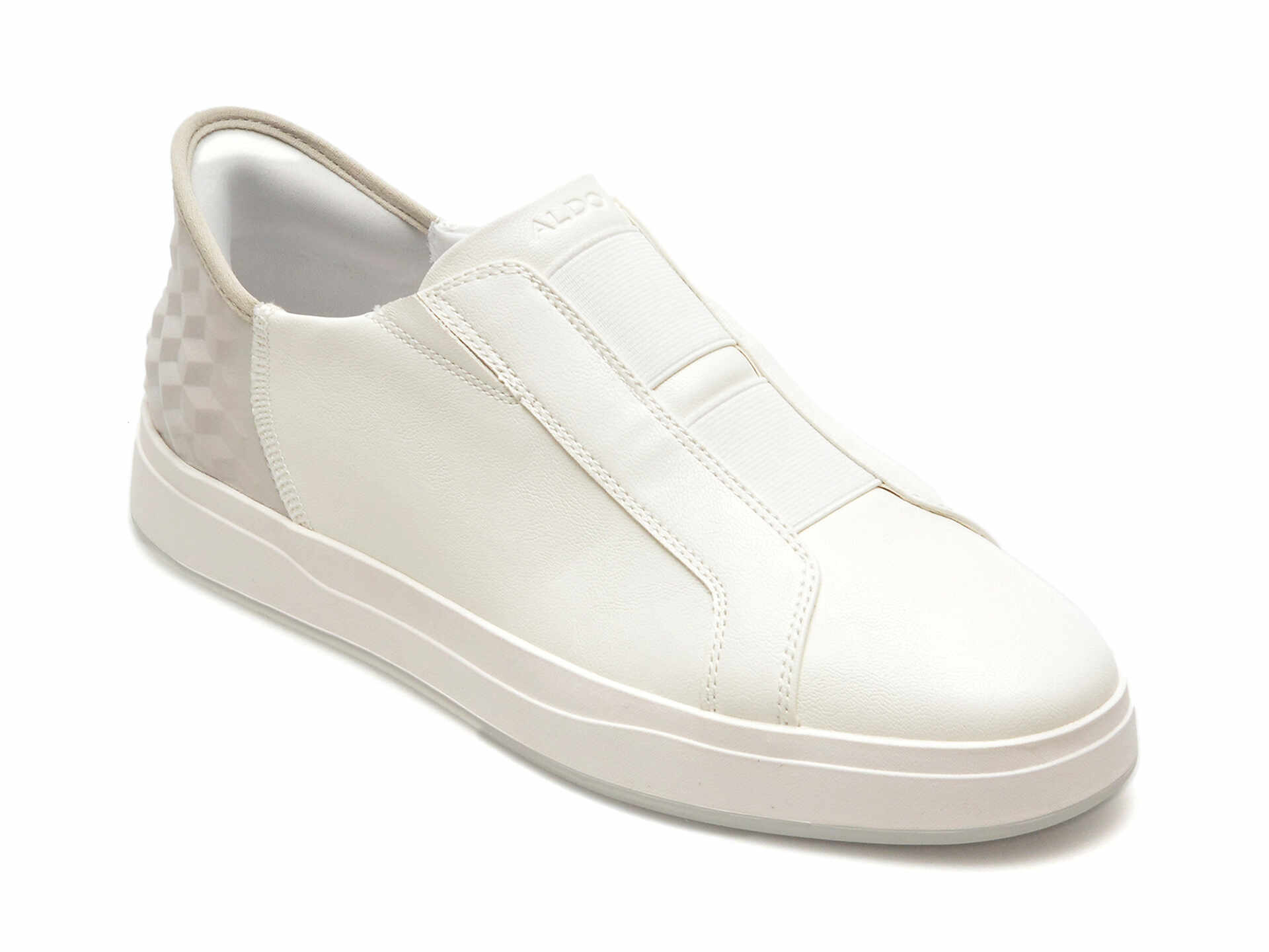 Pantofi ALDO albi, REBOUND100, din piele ecologica