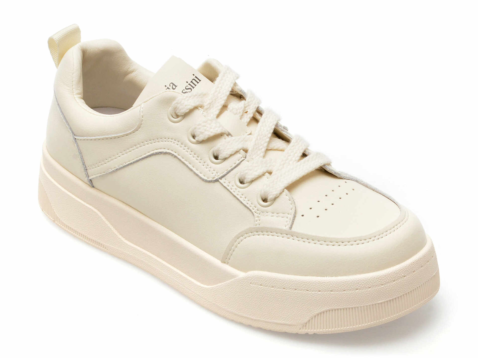 Pantofi FLAVIA PASSINI albi, 23087, din piele naturala