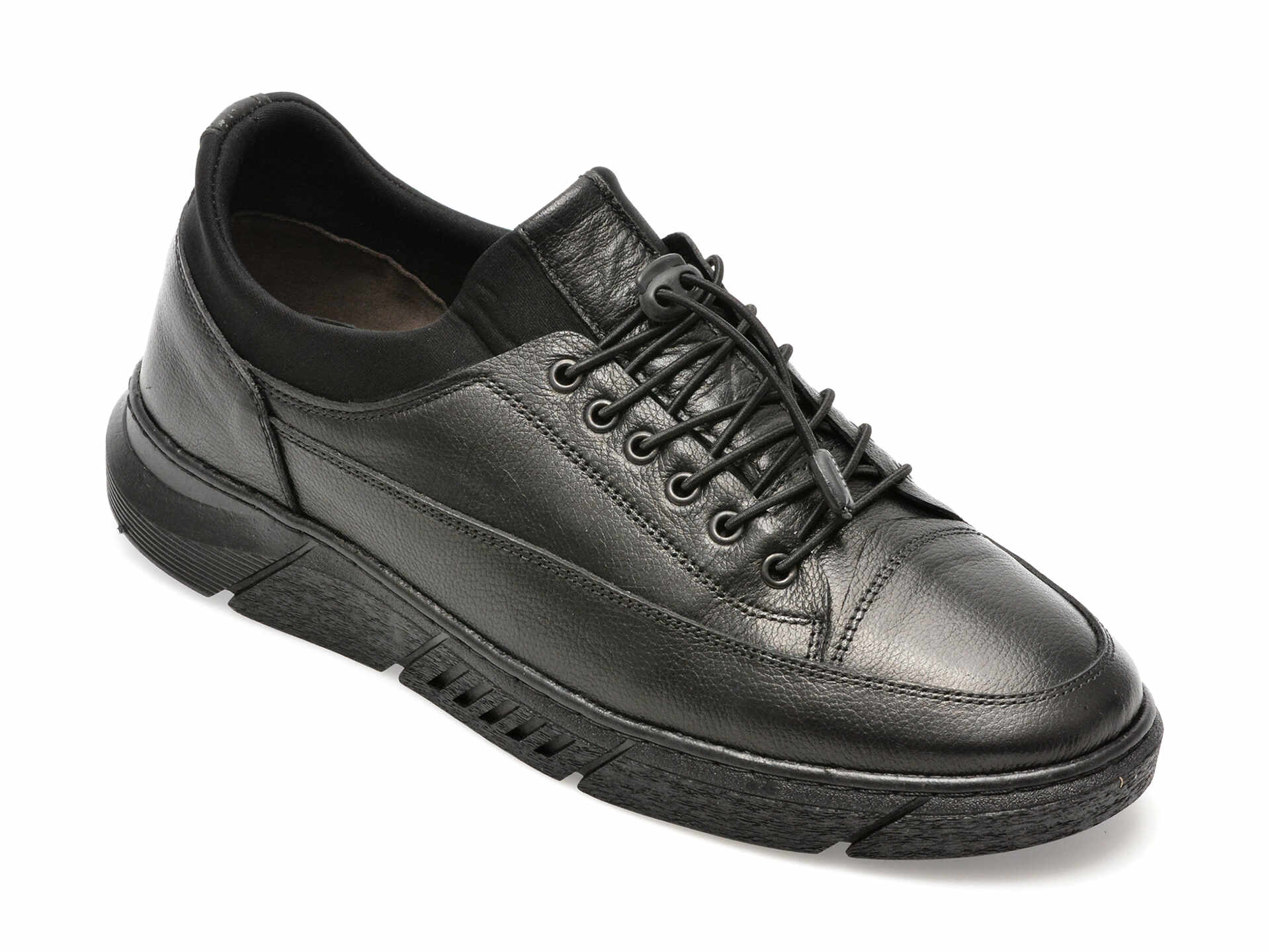 Pantofi AXXELLL negri, ER802, din piele naturala