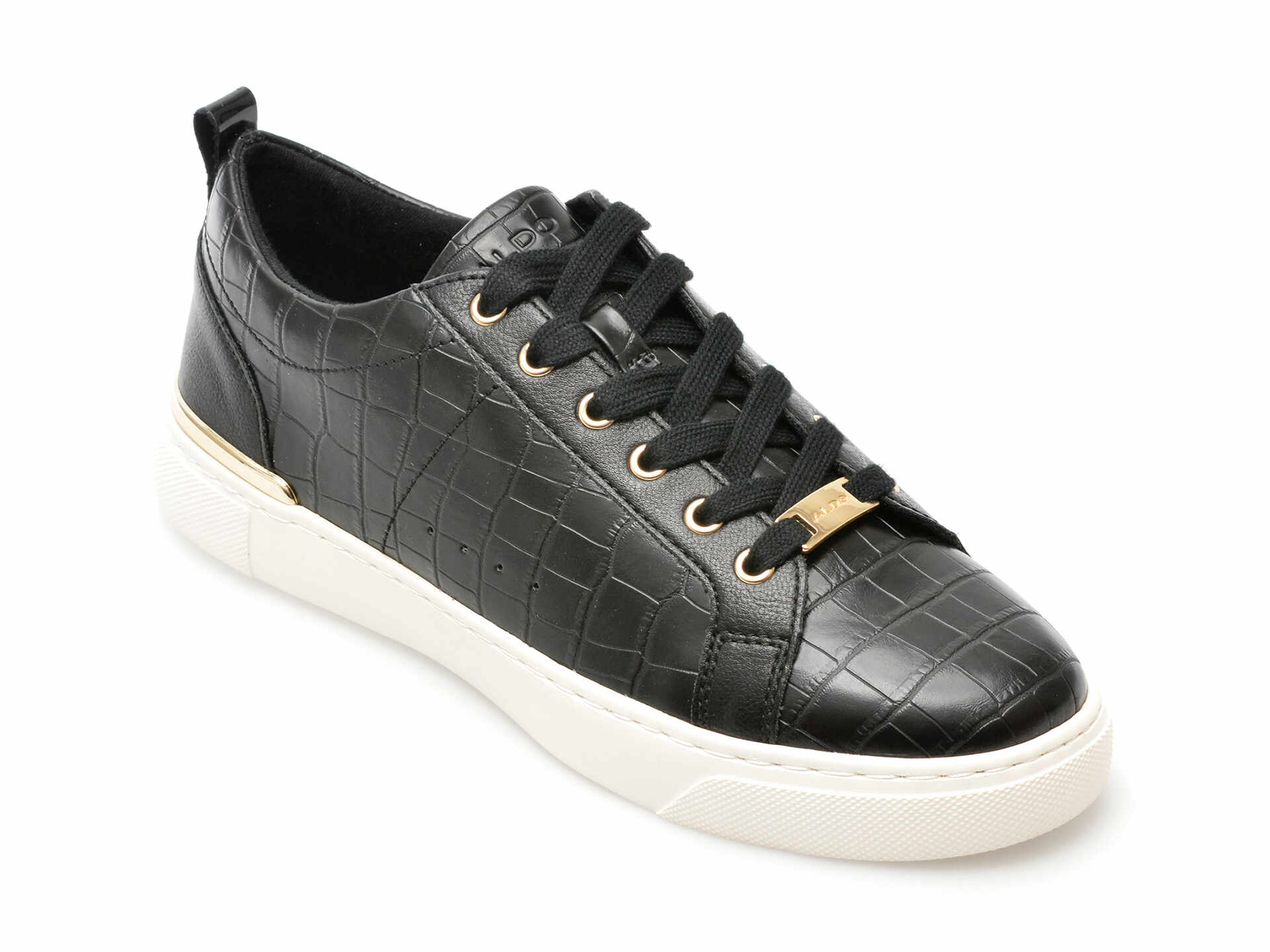 Pantofi ALDO negri, DILATHIELLE001, din piele ecologica