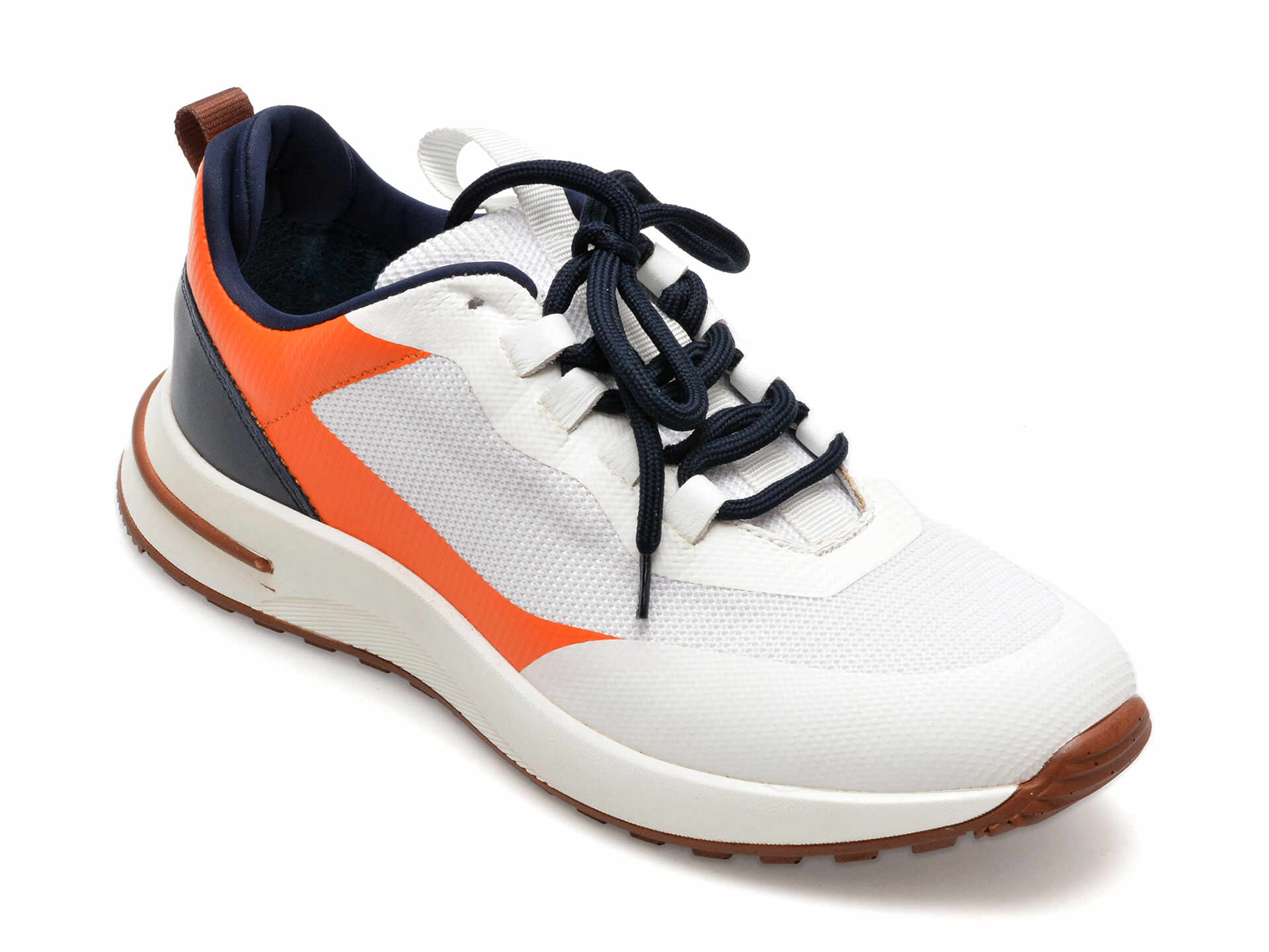 Pantofi sport PESETTO albi, 294001, din material textil