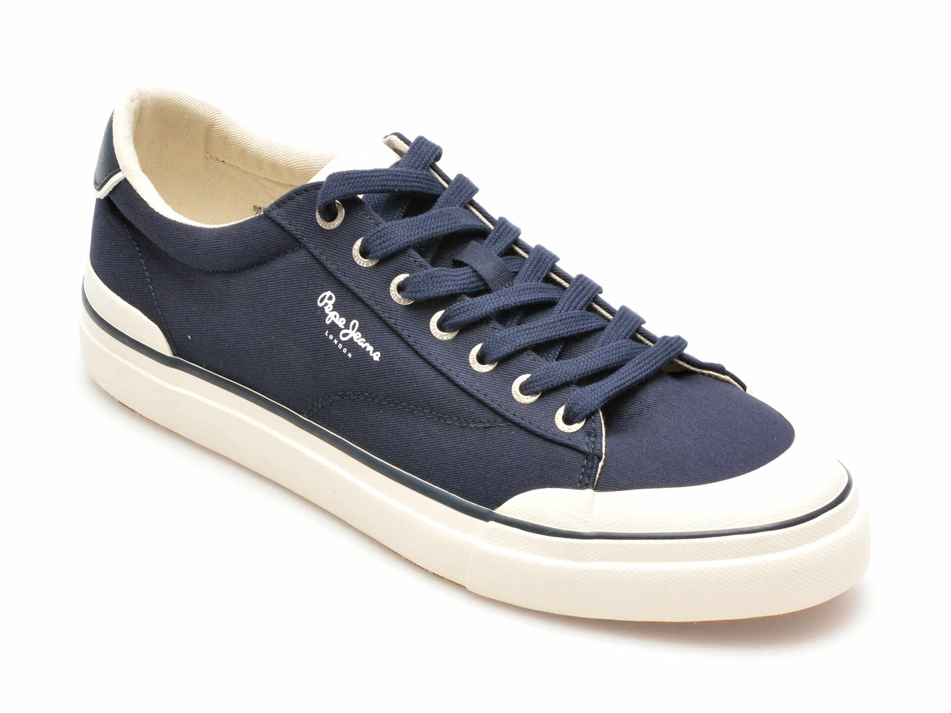 Pantofi PEPE JEANS bleumarin, BEN BASIC, din material textil