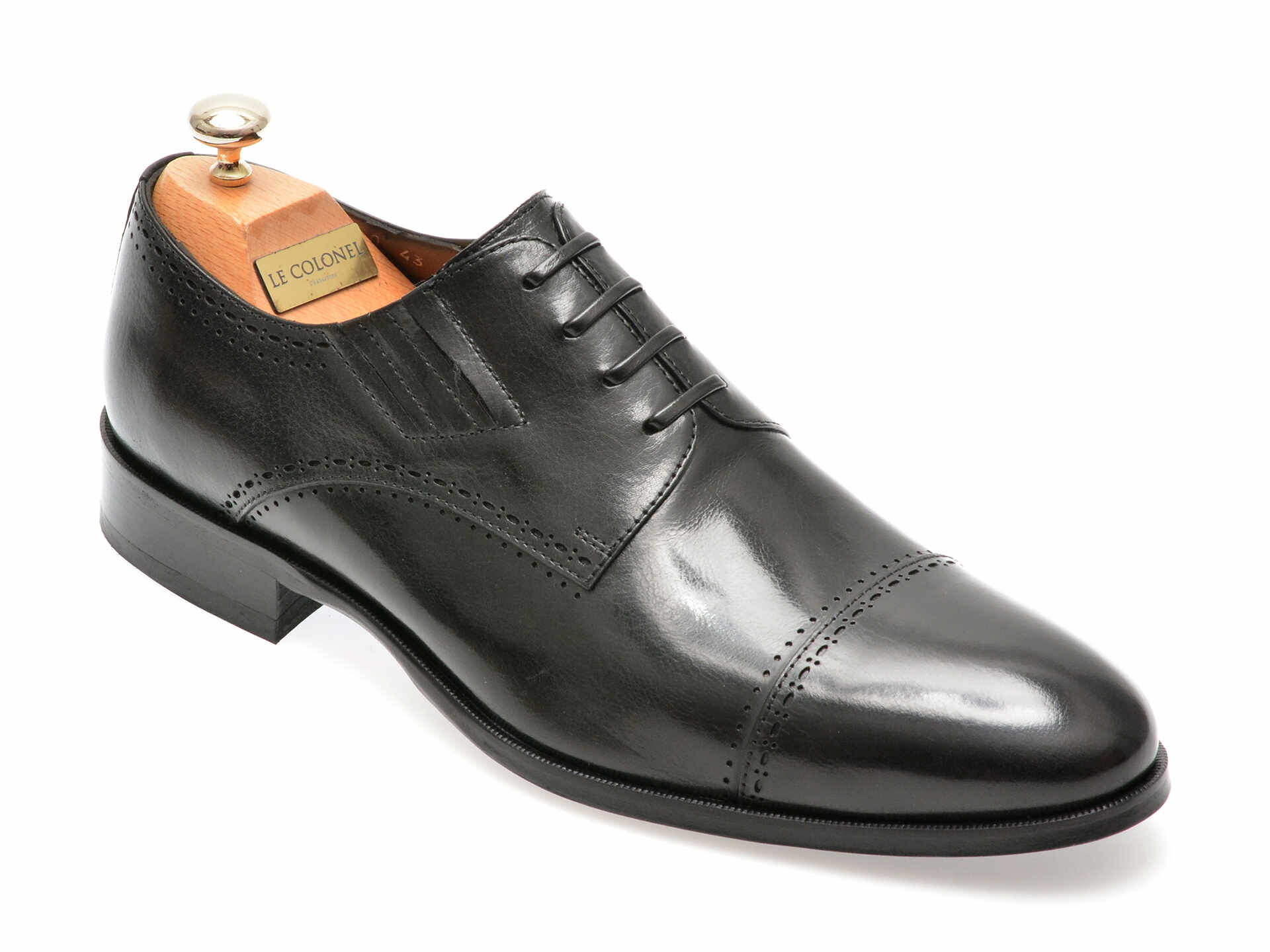Pantofi eleganti LE COLONEL negri, 509301, din piele naturala