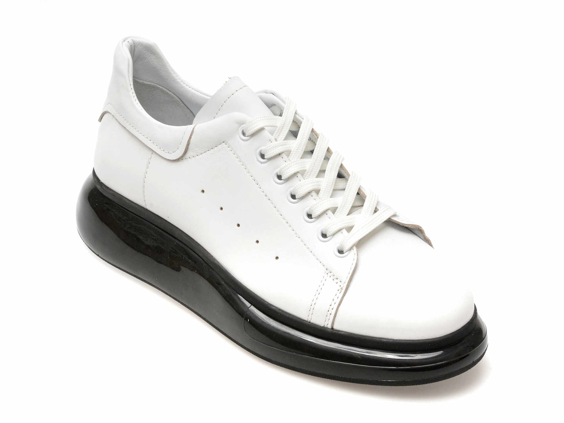 Pantofi casual GRYXX albi, MQ1, din piele naturala