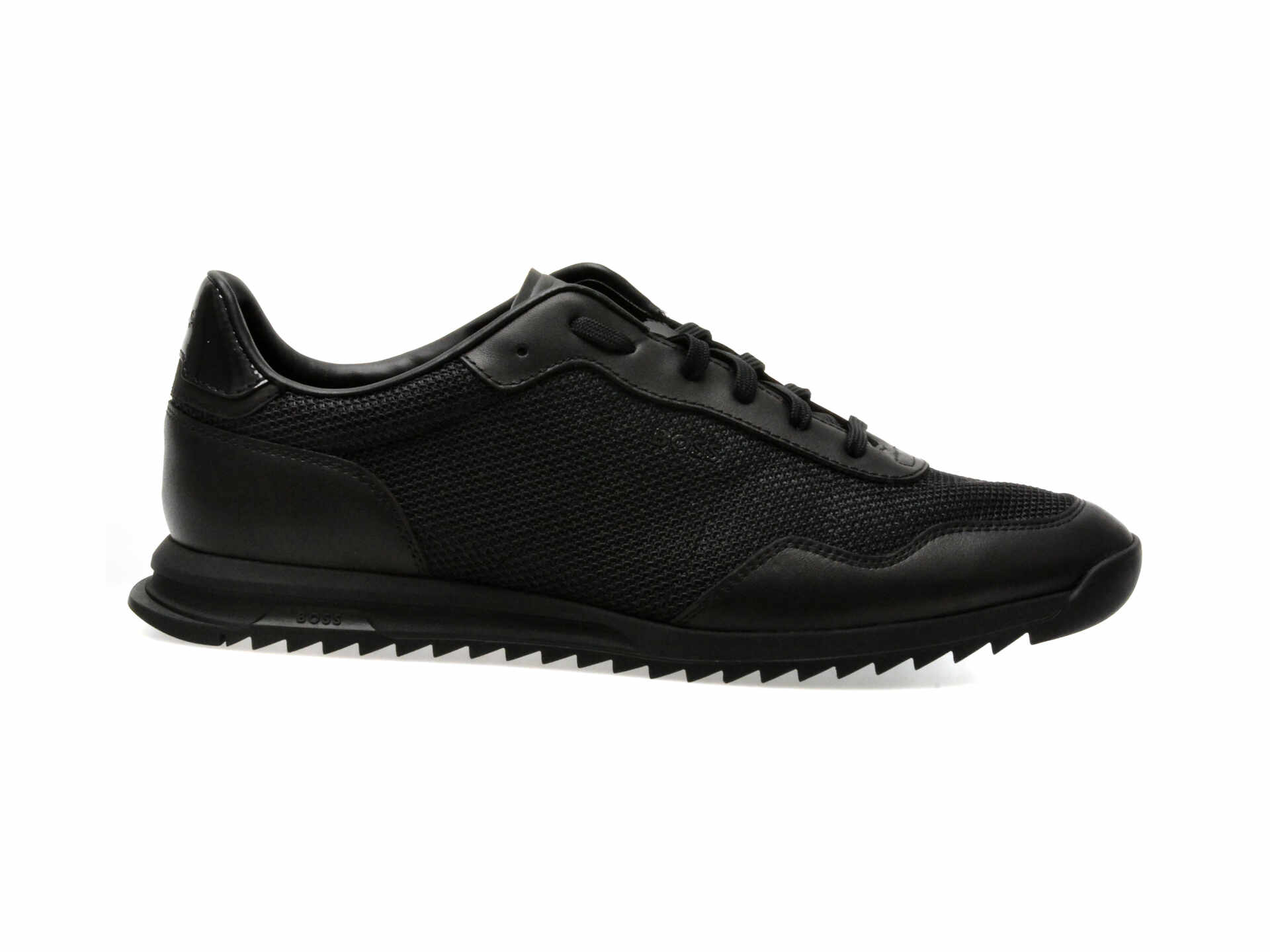 Pantofi sport BOSS negri, 72701, din piele ecologica