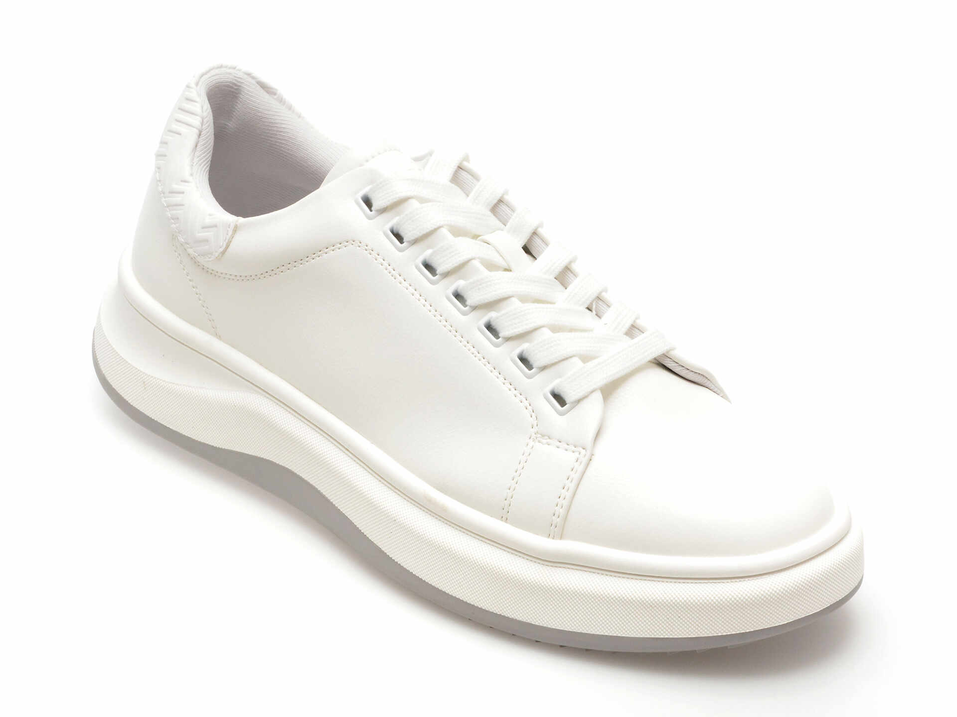 Pantofi casual ALDO albi, 13555892, din piele ecologica