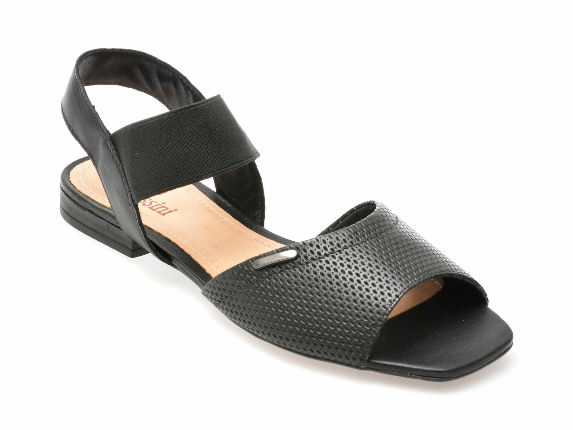 Sandale casual FLAVIA PASSINI negre, 356607, din piele naturala
