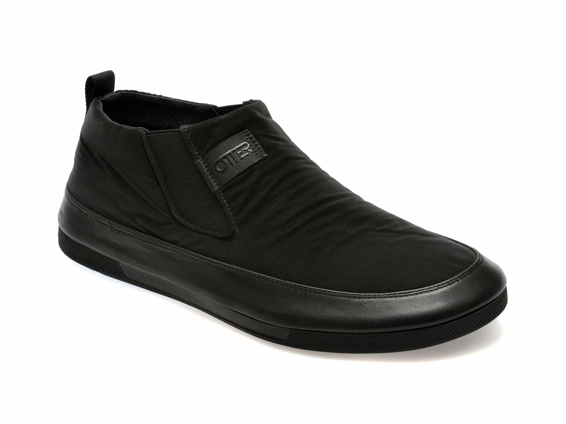 Pantofi casual OTTER negri, 5008, din material textil