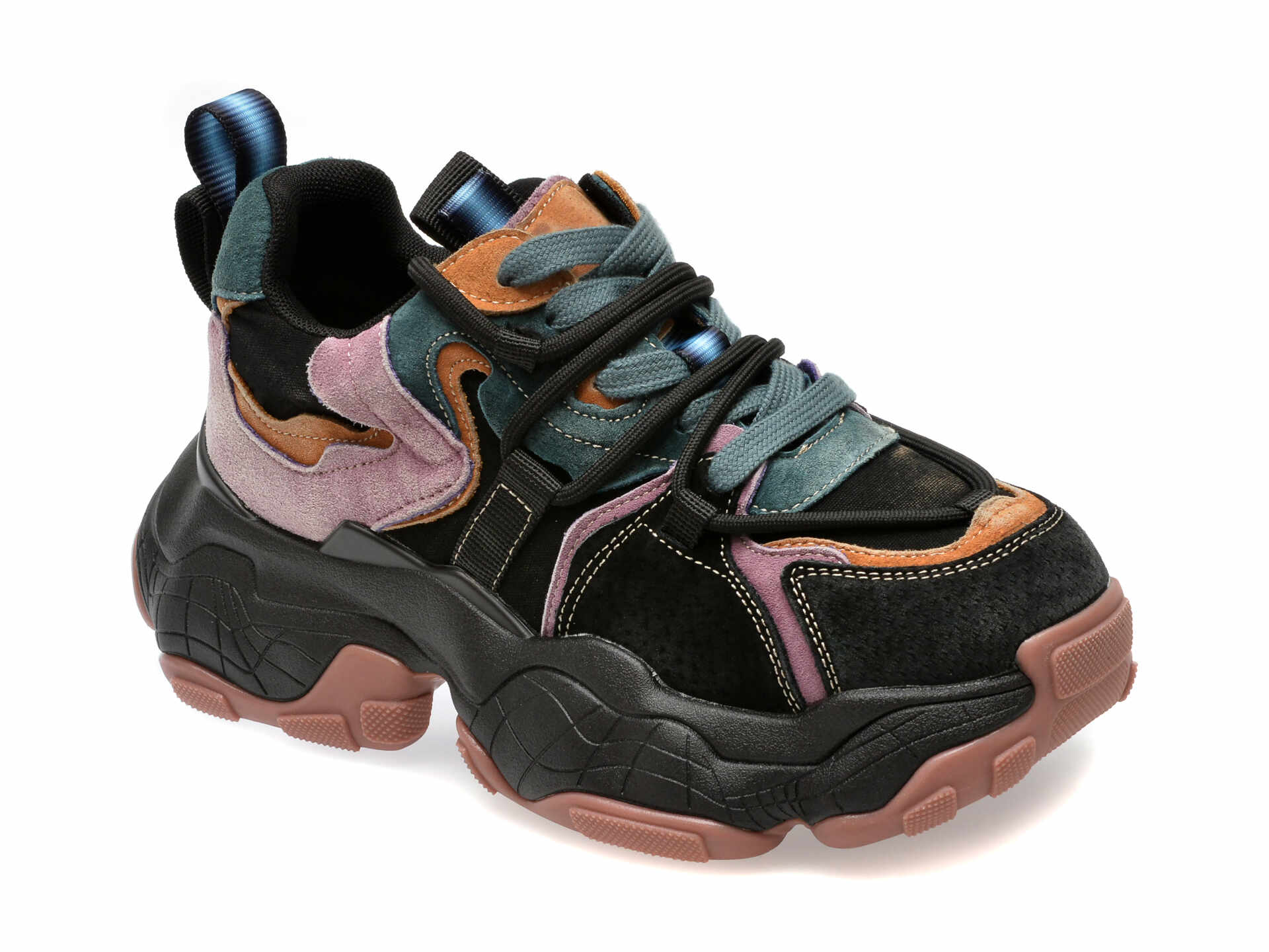 Pantofi sport GRYXX negri, 9850, din piele intoarsa
