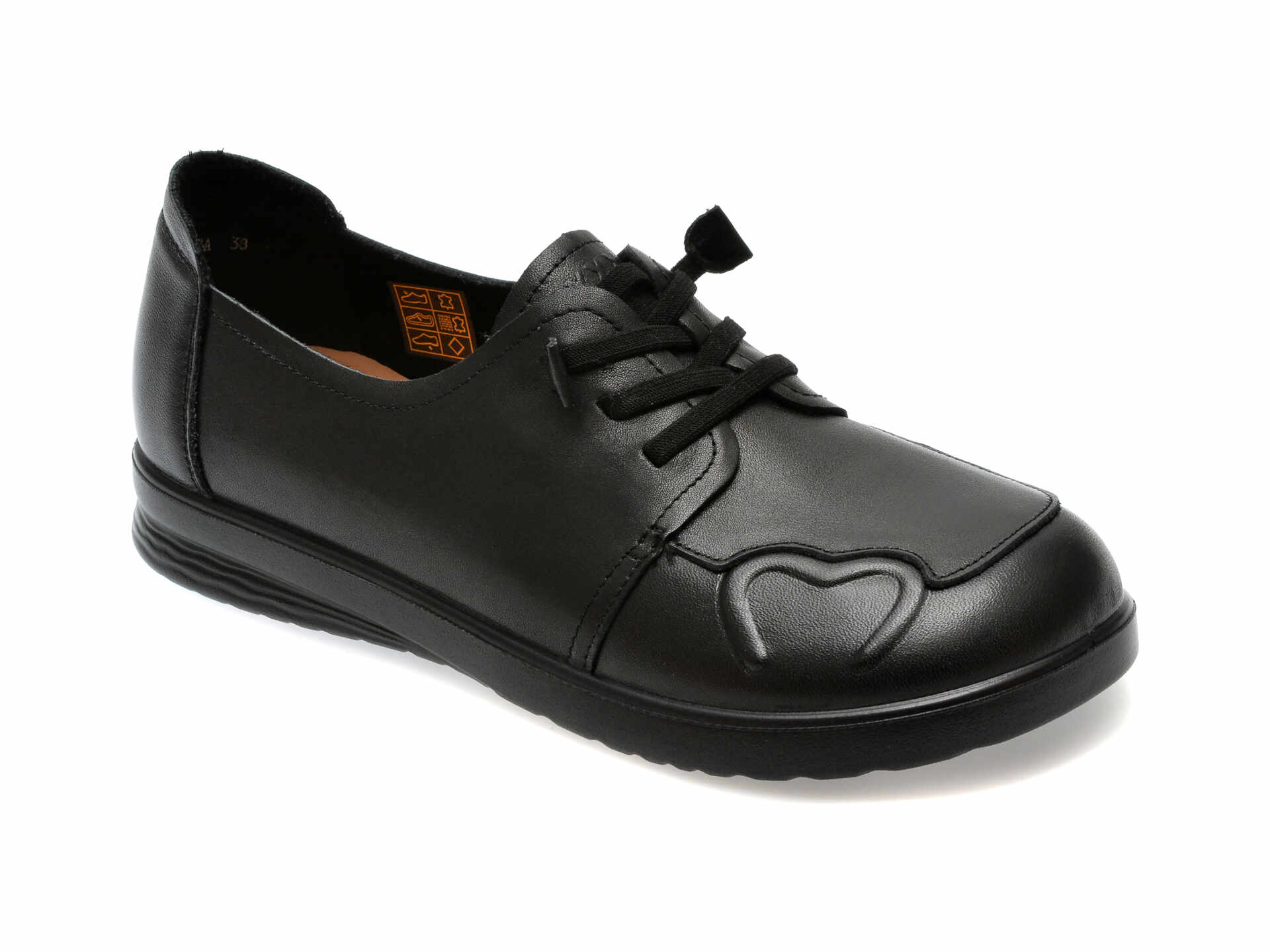 Pantofi casual GRYXX negri, 3757813, din piele naturala