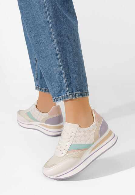 Sneakers cu platforma Cameda multicolori
