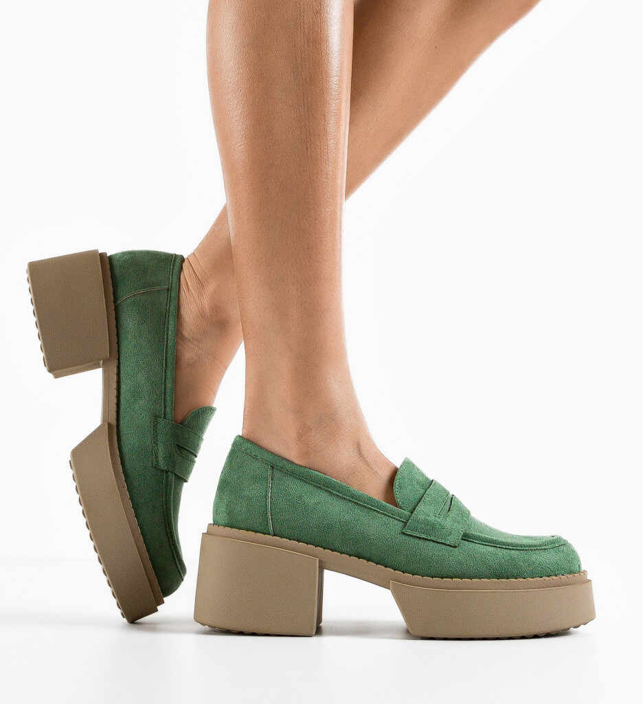 Pantofi Casual dama Atein Verde