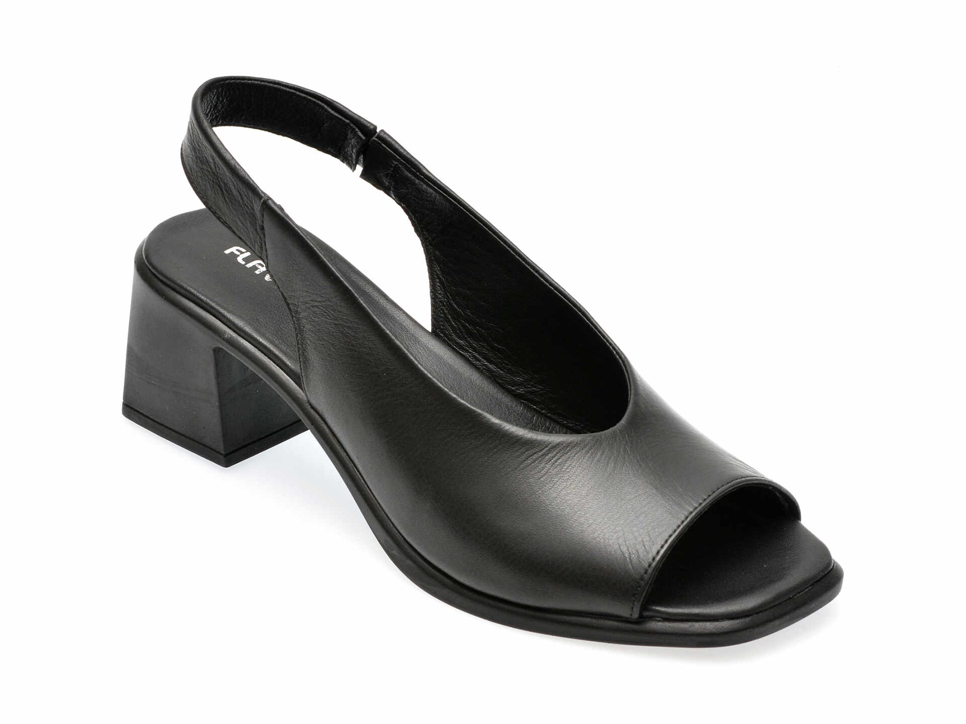 Sandale casual FLAVIA PASSINI negre, 875018, din piele naturala