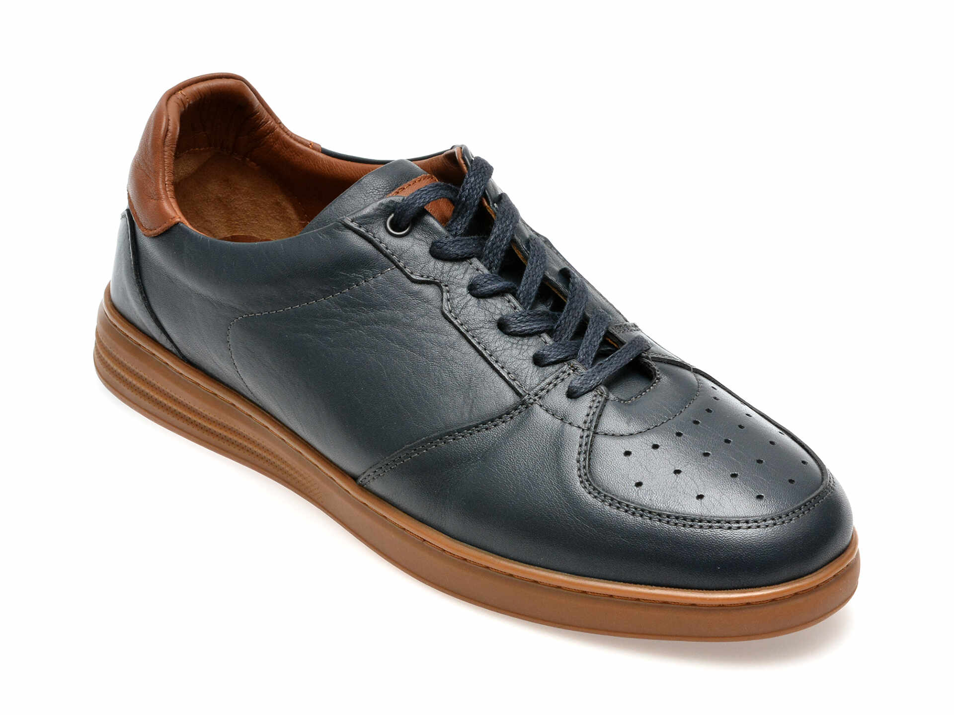 Pantofi casual GRYXX bleumarin, 33948, din piele naturala