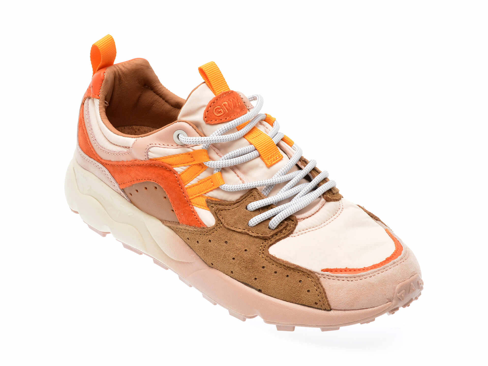 Pantofi sport GRYXX portocalii, 23Y001, din material textil si piele naturala