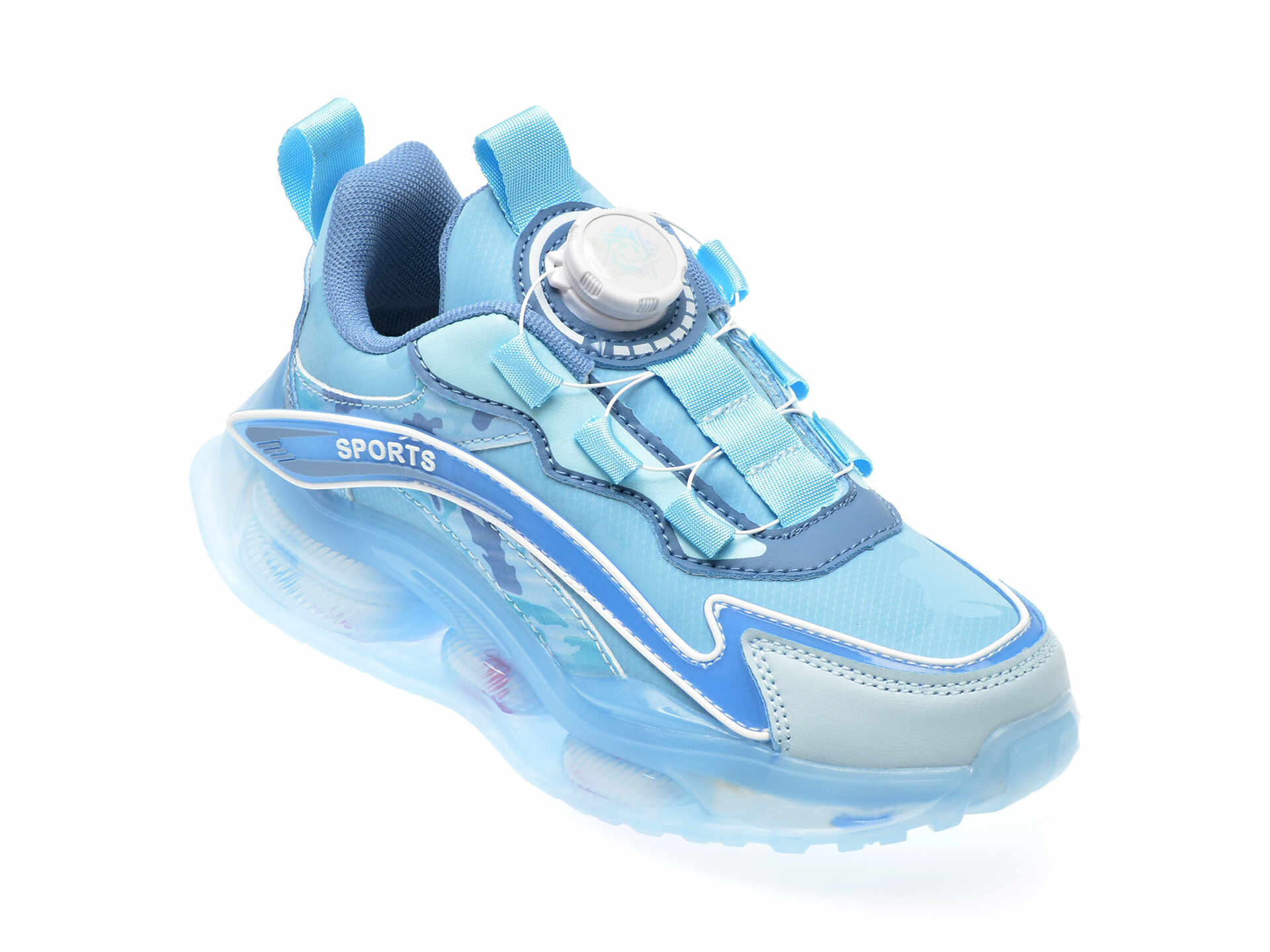 Pantofi sport SPORT albastri, 2023, din piele ecologica