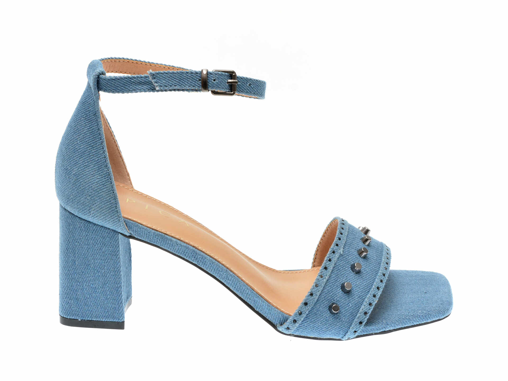 Sandale casual EPICA albastre, 110739, din material textil