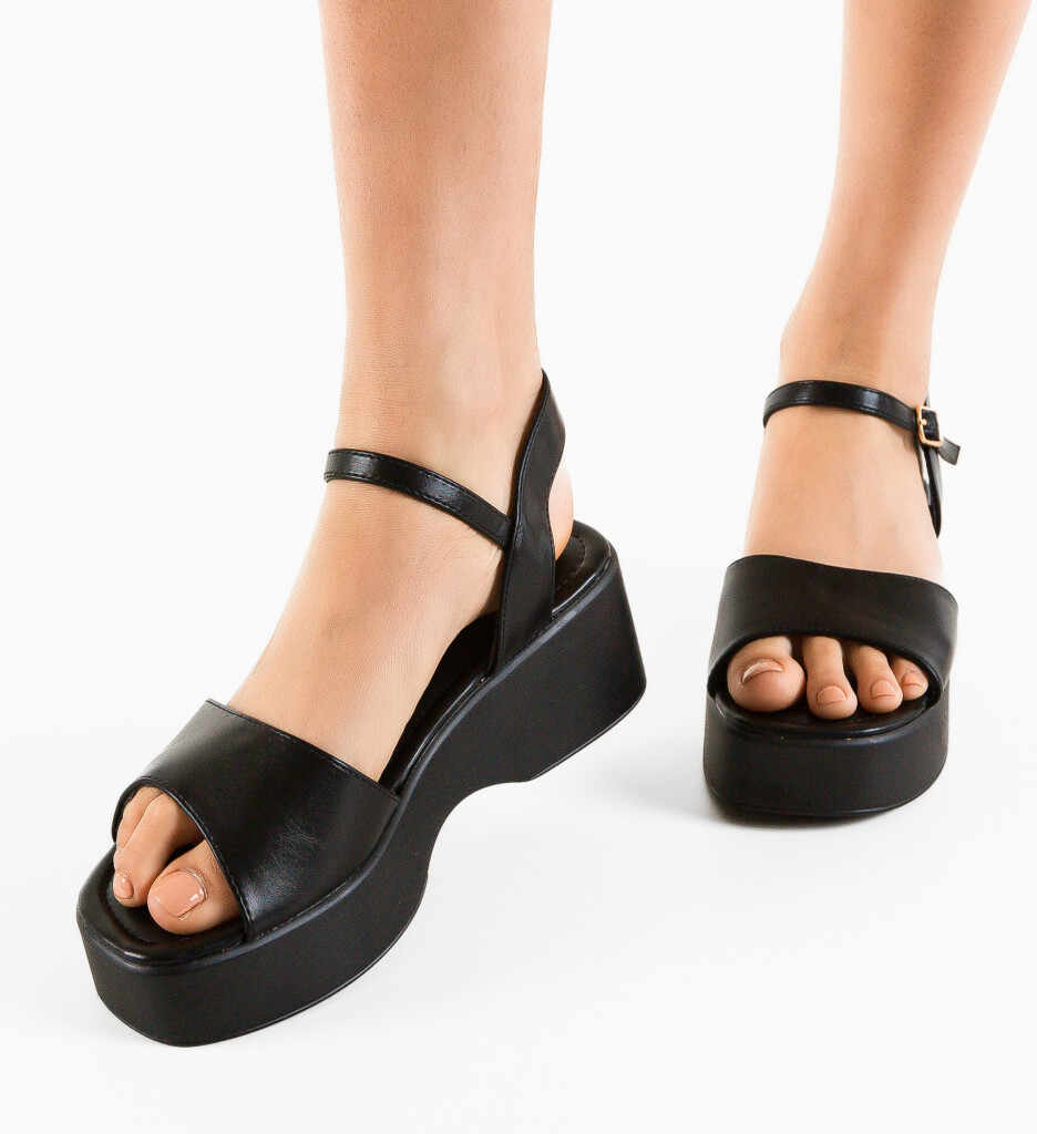 Sandale dama Lepanto Negre