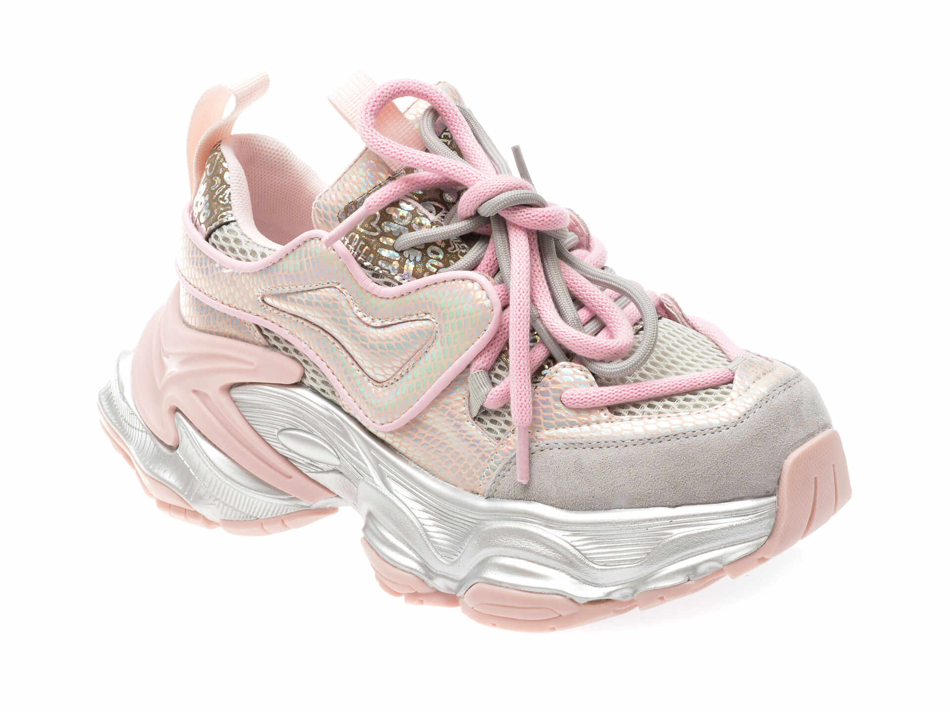 Pantofi sport FLAVIA PASSINI roz, 2163, din material textil