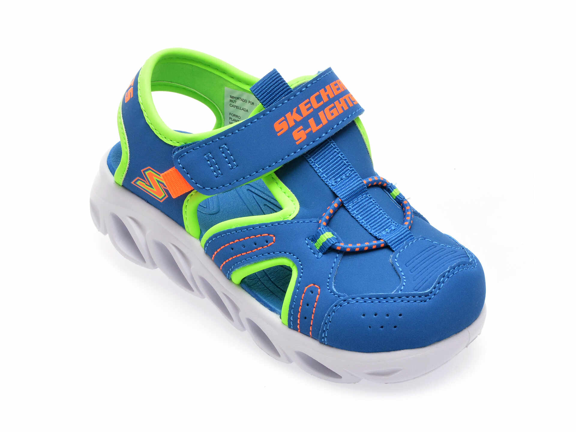 Pantofi sport SKECHERS albastri, 401680N, din piele ecologica