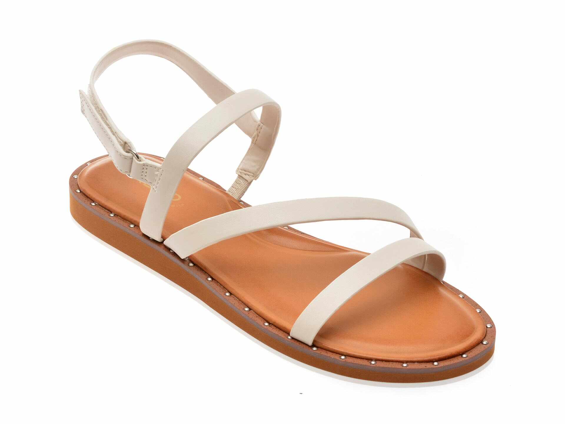 Sandale casual ALDO albe, 13740462, din piele ecologica