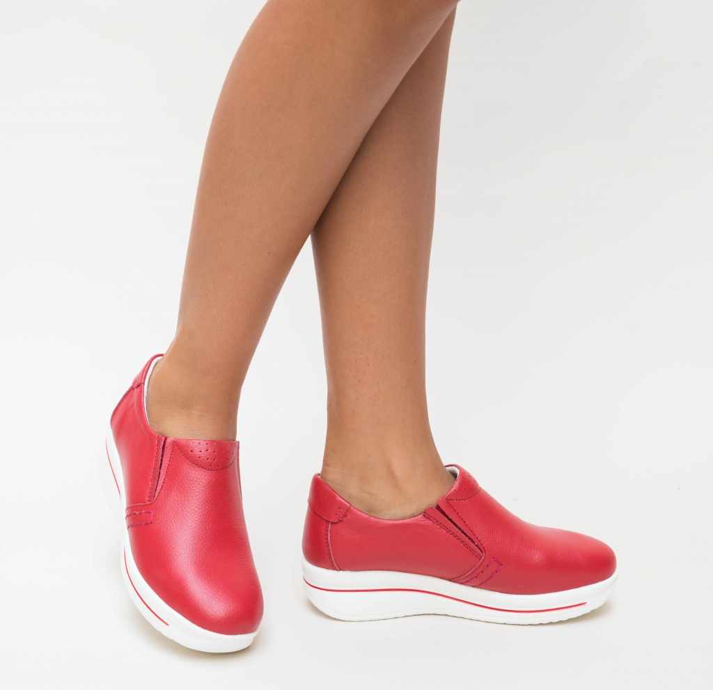 Pantofi Casual Zinga Rosii
