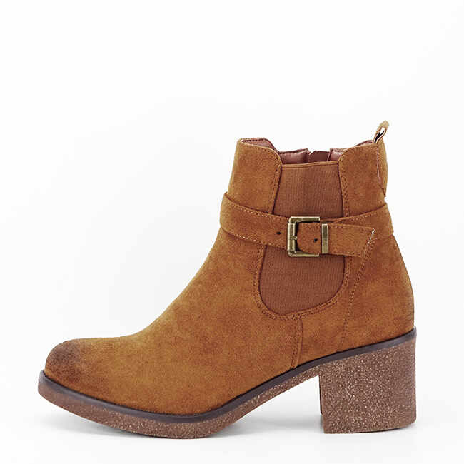 Botine camel office casual 8300 115