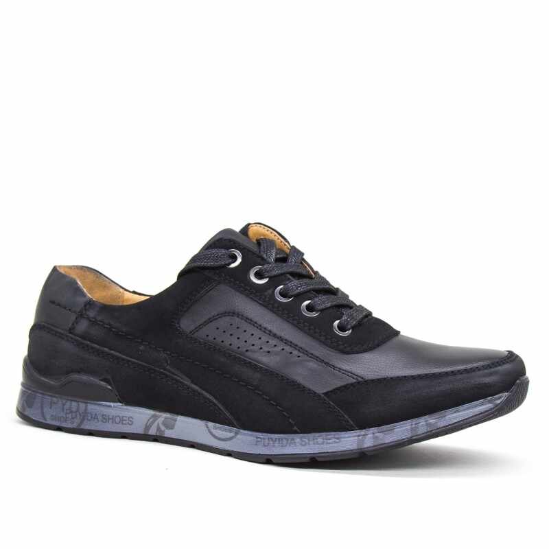Pantofi Barbati 6A37-1 Black | Clowse