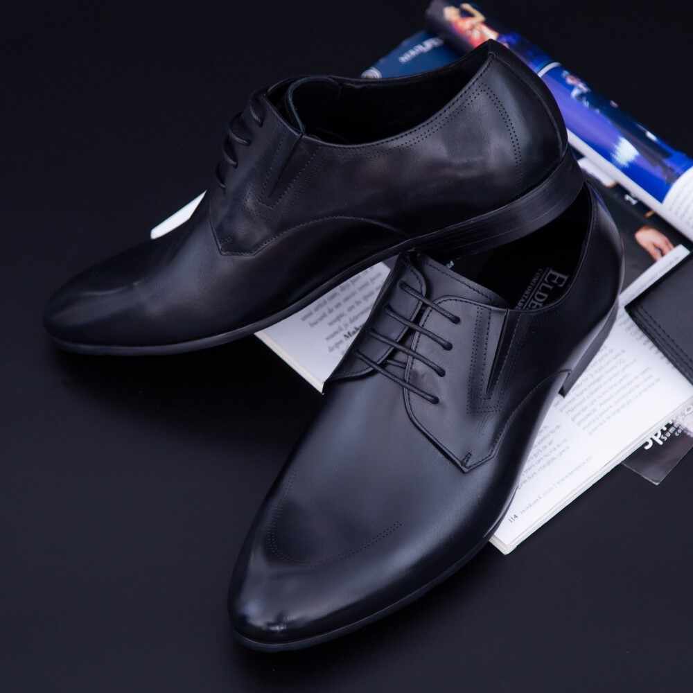 Pantofi Barbati E7-3A Black | Eldemas