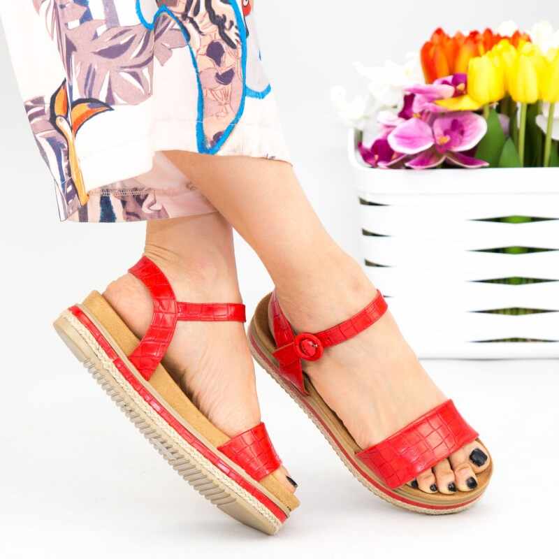 Sandale Dama WT006 Red | Mei