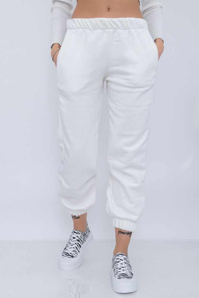 Pantaloni Dama 9601 Alb | Fashion