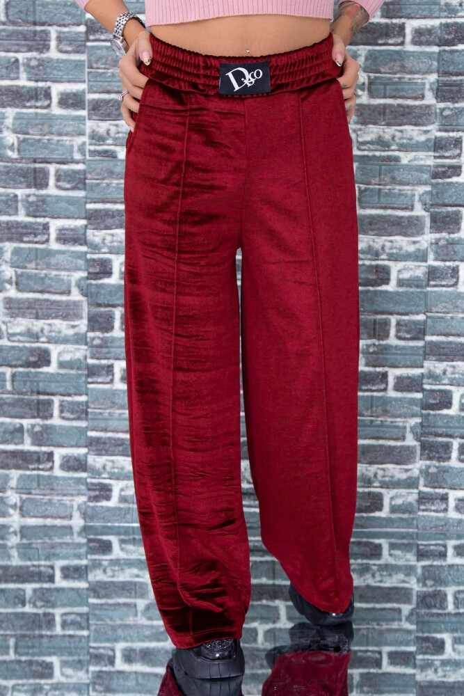Pantaloni Dama P101 Visiniu | Fashion