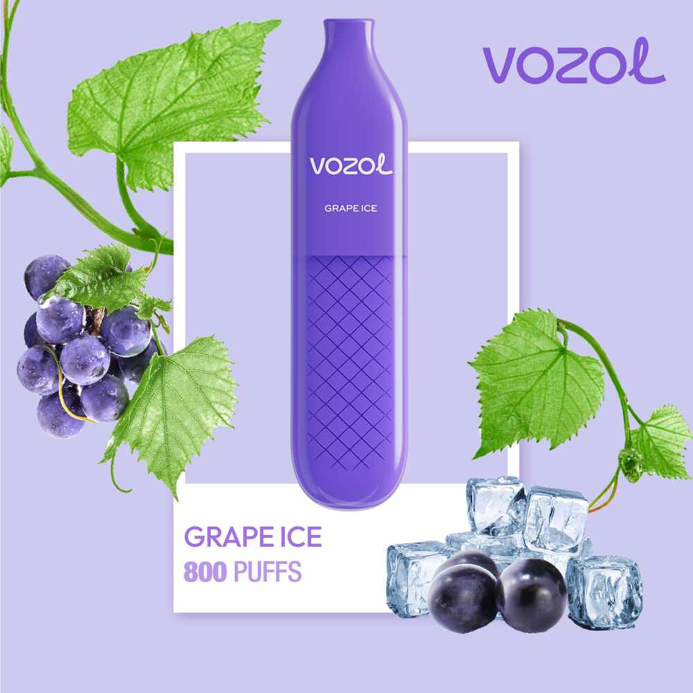 Narghilea electronica de unica folosinta ALIEN800 Grape Ice Vozol