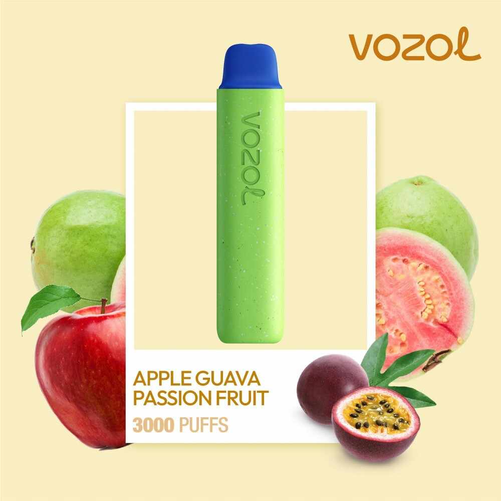 Narghilea electronica de unica folosinta STAR3000 Apple Guava Passion Fruit Vozol