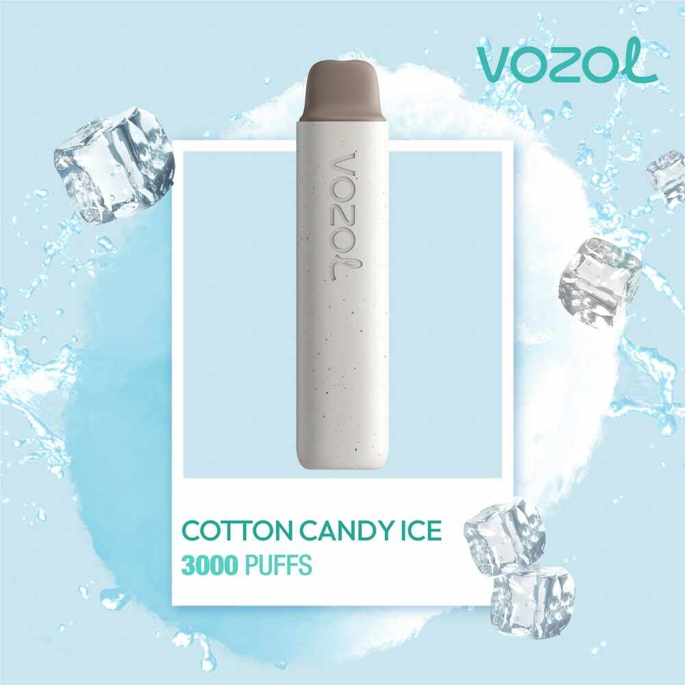 Narghilea electronica de unica folosinta STAR3000 Cotton Candy Ice Vozol