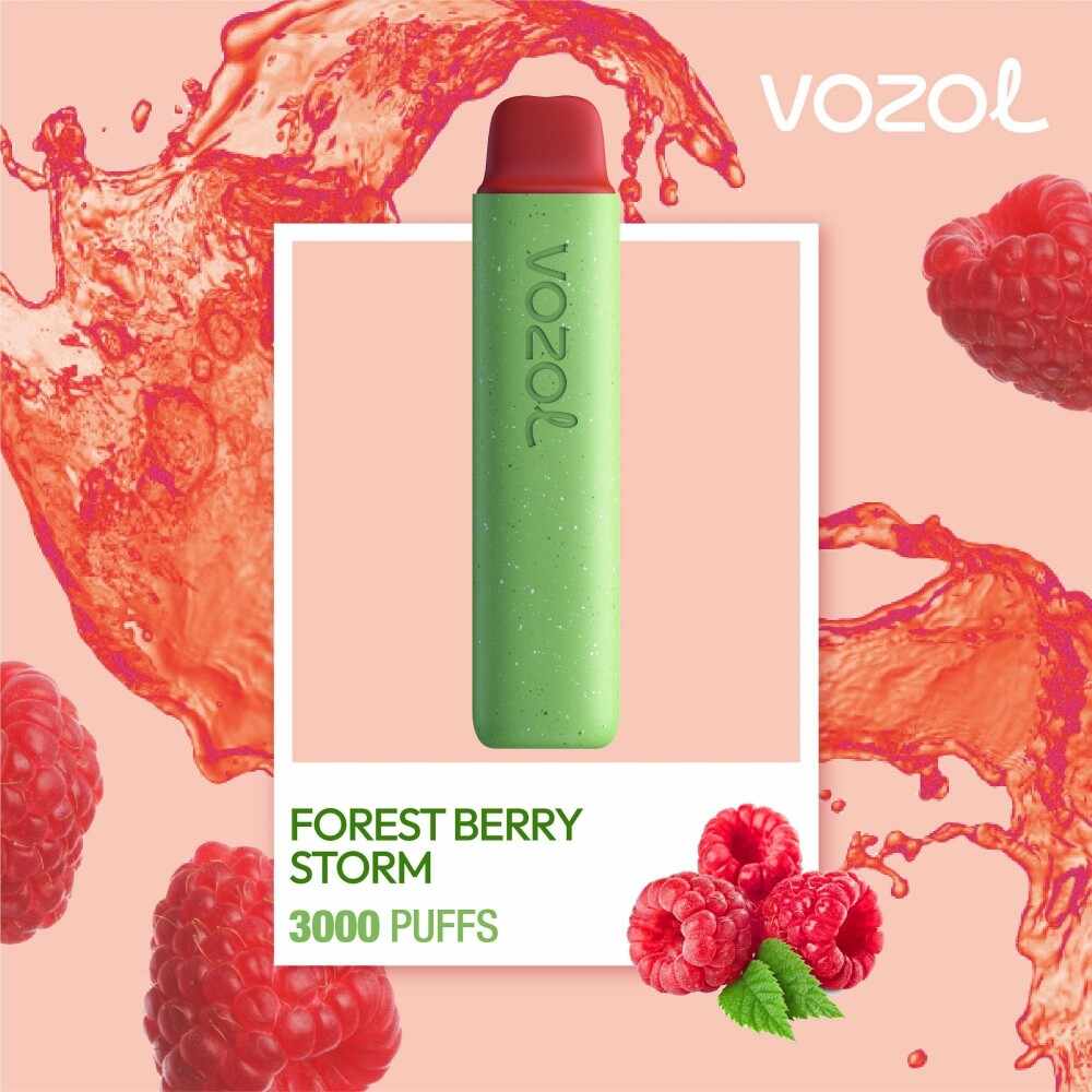 Narghilea electronica de unica folosinta STAR3000 Forest Berry Storm Vozol