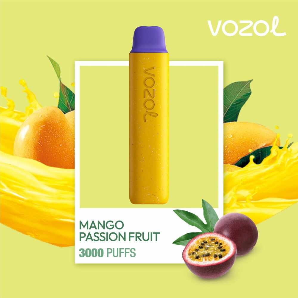 Narghilea electronica de unica folosinta STAR3000 Mango Passion Fruit Vozol