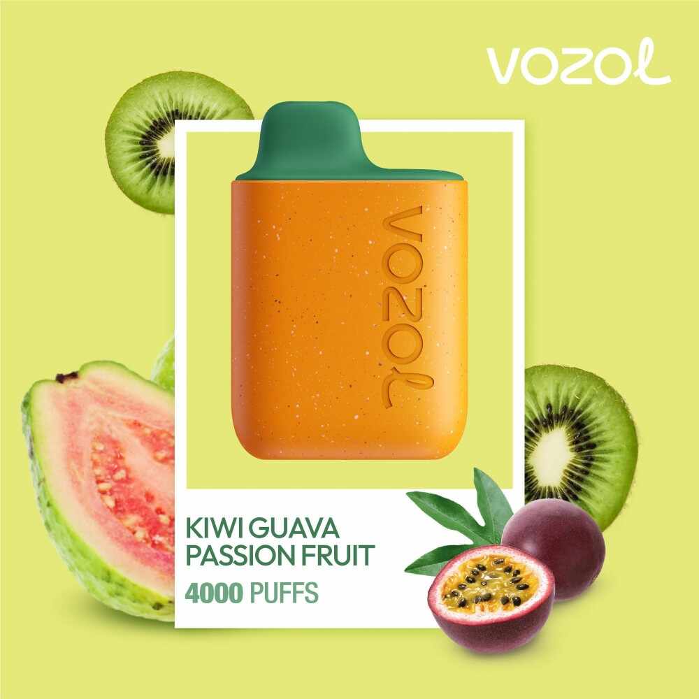 Narghilea electronica de unica folosinta STAR4000 Kiwi Guava Passion Fruit Vozol