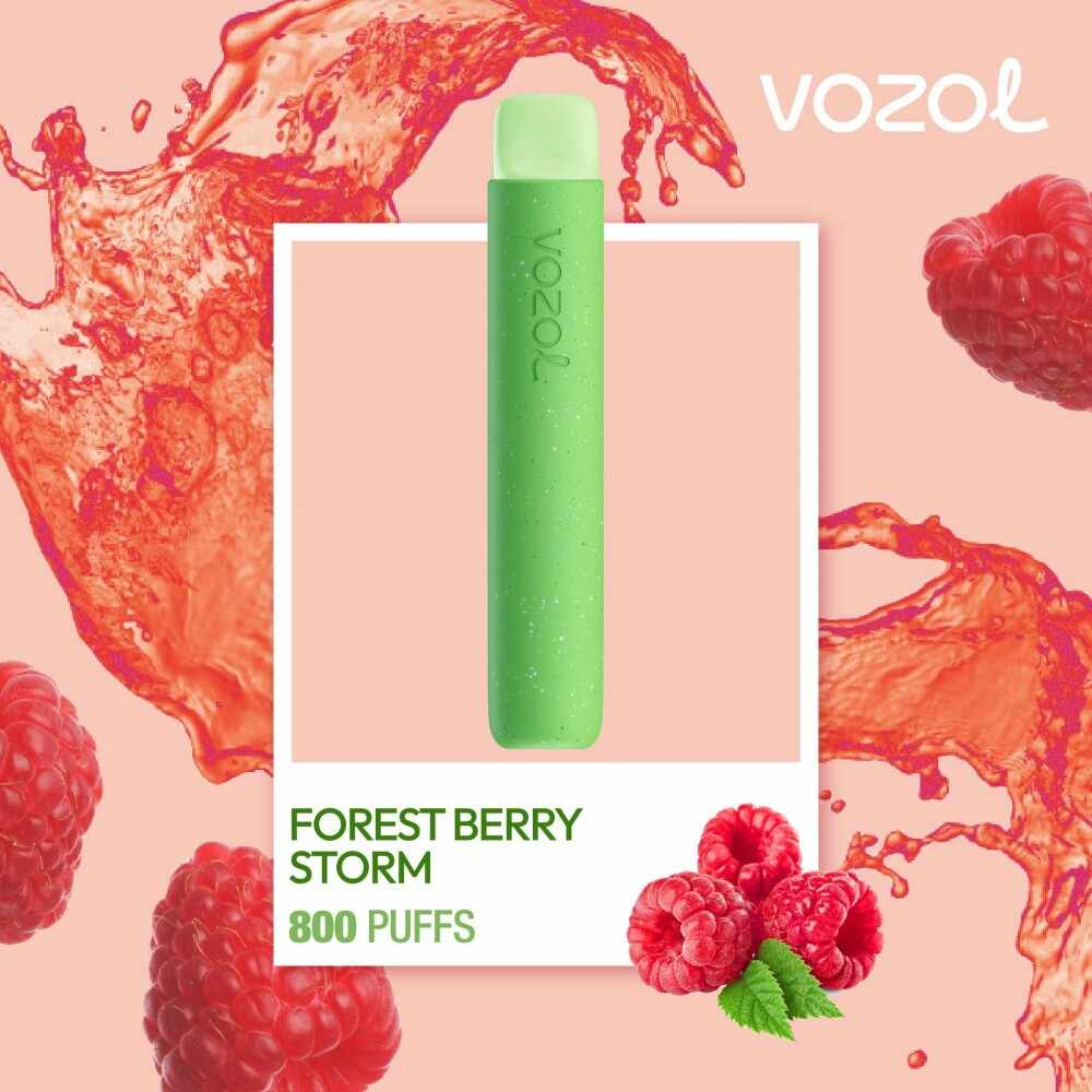 Narghilea electronica de unica folosinta STAR800 Forest Berry Storm Vozol