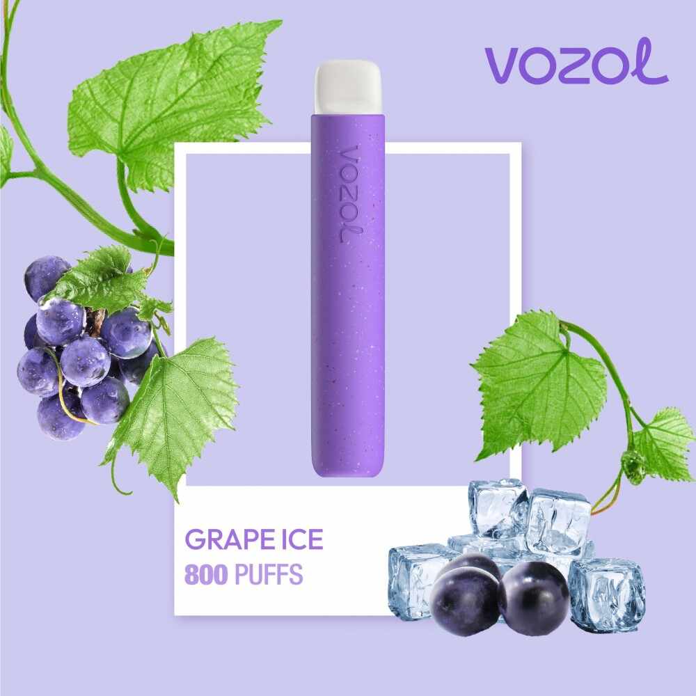 Narghilea electronica de unica folosinta STAR800 Grape Ice Vozol