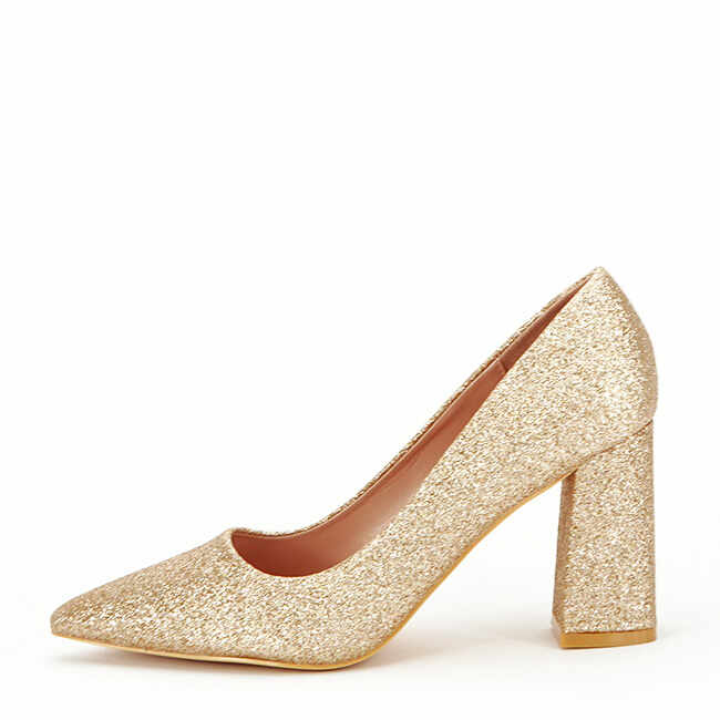 Pantofi eleganti auriu roze BHH7651 01