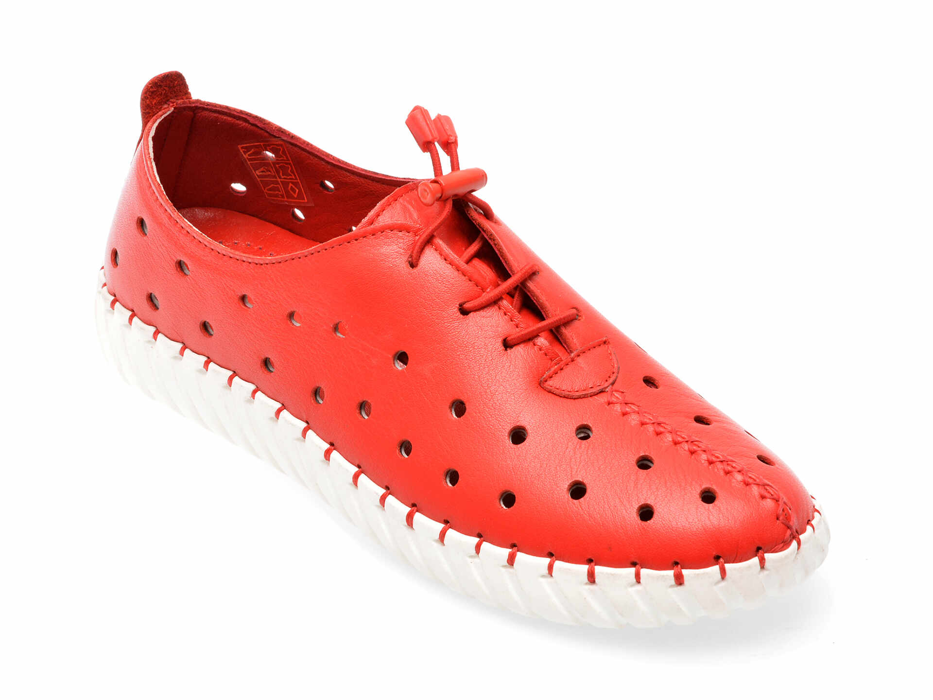 Pantofi GRYXX rosii, 680, din piele naturala