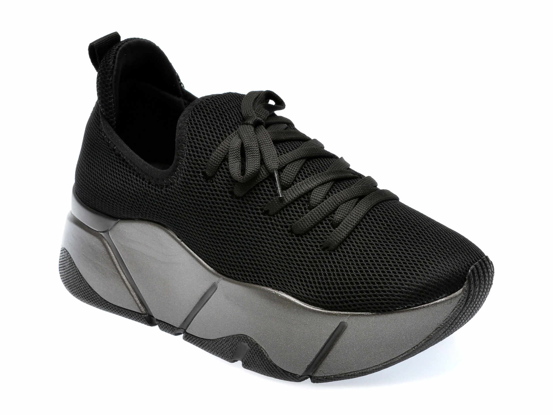 Pantofi GRYXX negri, MO861, din material textil