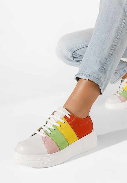 Sneakers dama piele Filia multicolori
