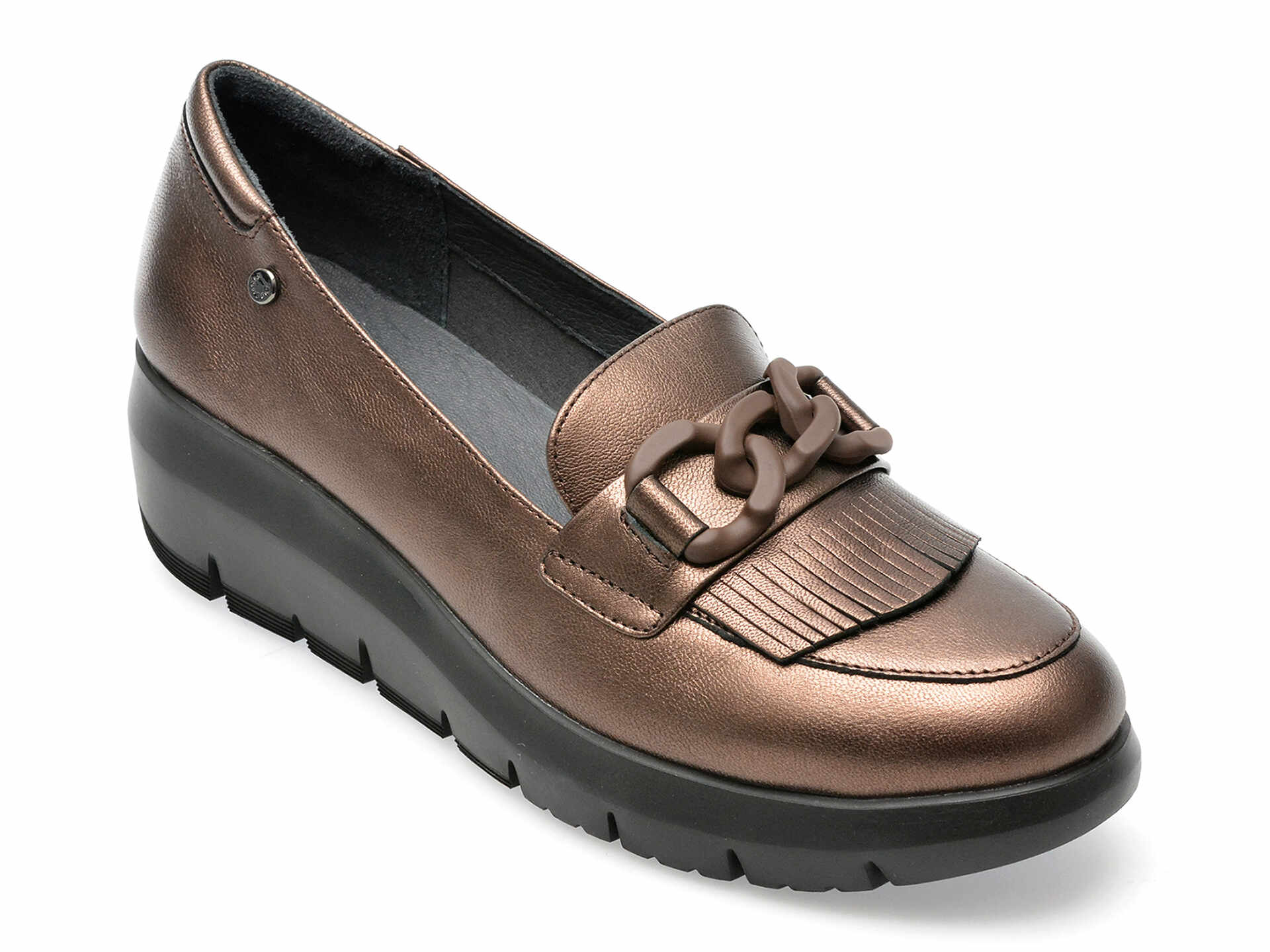 Pantofi STONEFLY maro, PLUME13, din piele naturala