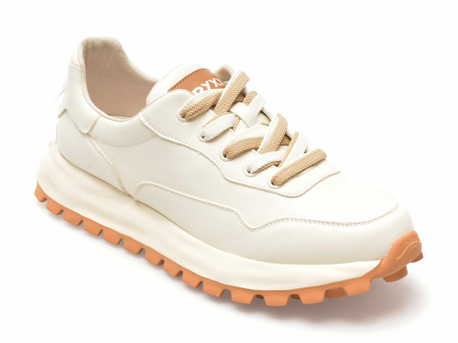 Pantofi GRYXX albi, 5335, din piele naturala